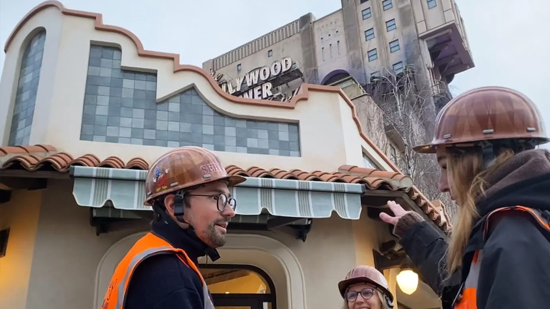 nieuwe winkel naast de tower of terror attractie in disneyland parijs