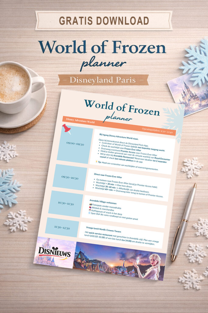 World Of Frozen Planner