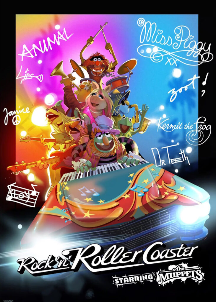 nieuwe rock n rollercoaster muppets achtbaan